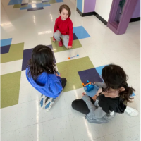 Students testing Robots